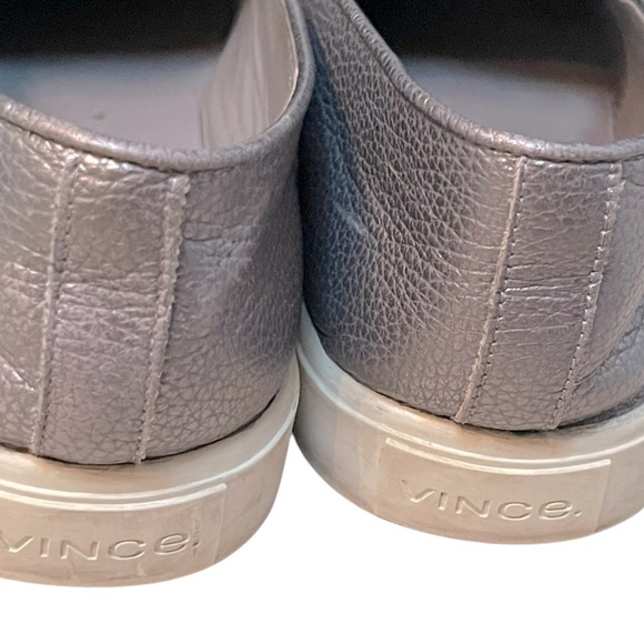 Vince Women's Silver Loafers size 9 - Picture 6 of 10